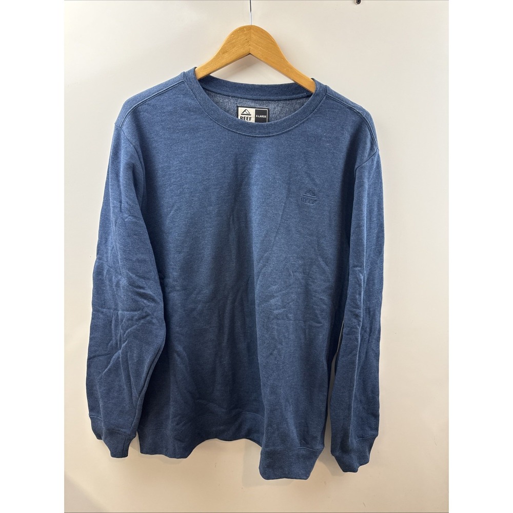 Reef Sweatshirt Mens XL Blue  Lightweight Crewneck Pullover Long Sleeve NWT